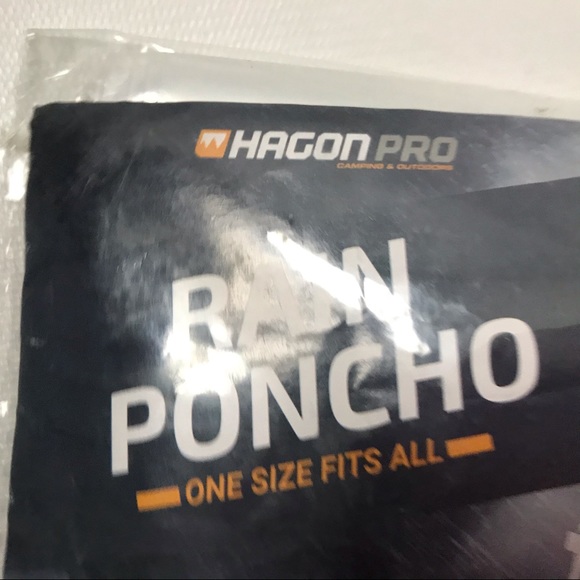 Hagen Pro Rain Poncho One Size - Picture 2 of 3